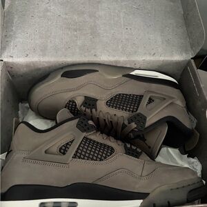 Jordan Taupe and Black Athletic Shoes